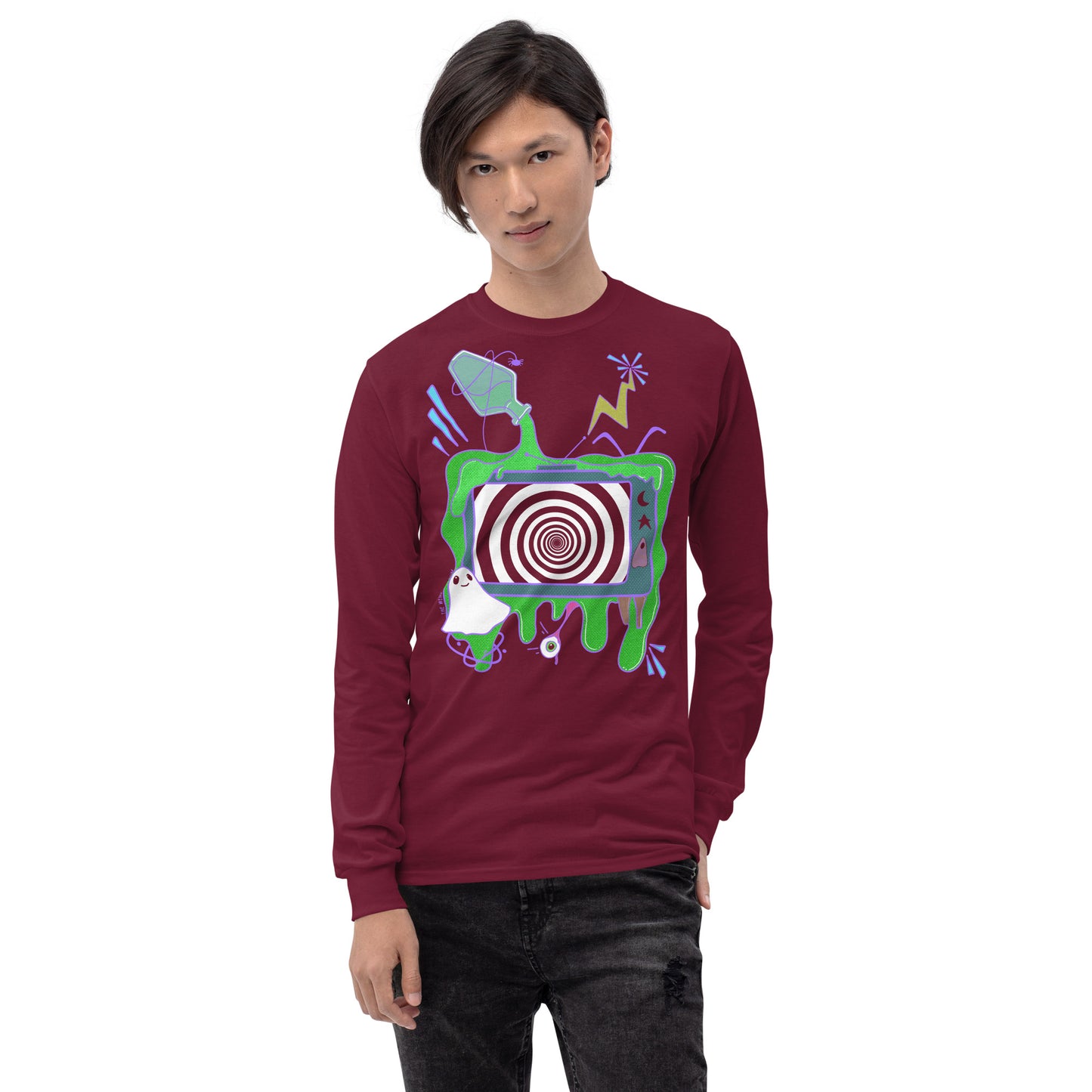 Spooky TV Long Sleeve Shirt