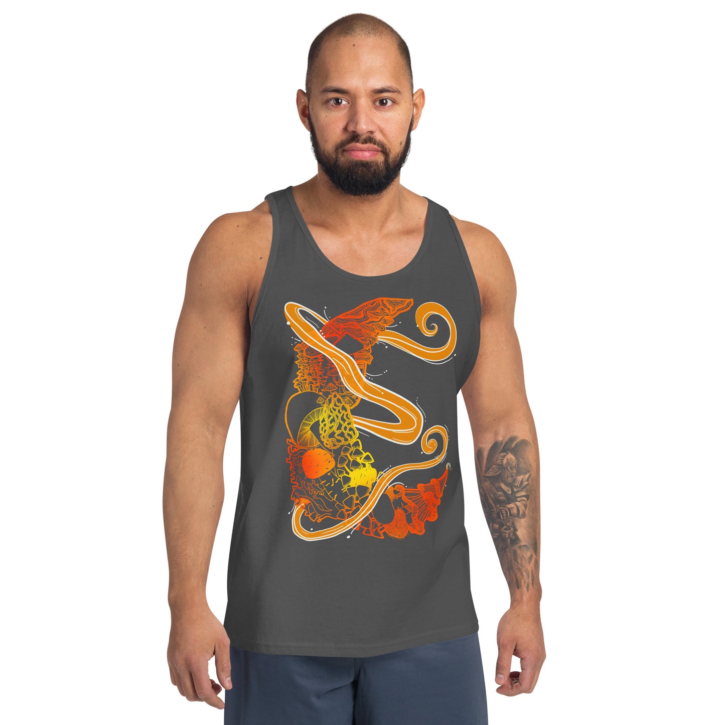 Fire Mushroom Moon Magic Tank Top