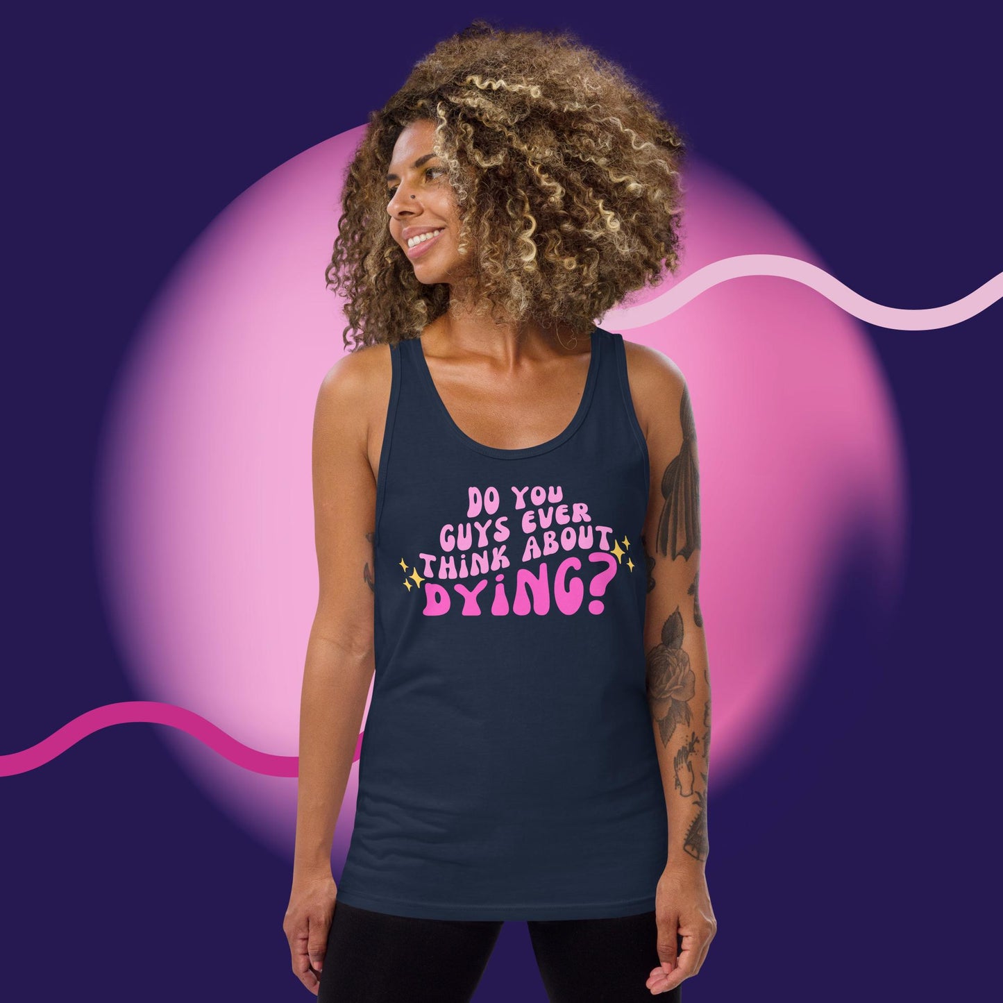 Do you ever think of dying Tank Top (Barbie Movie)