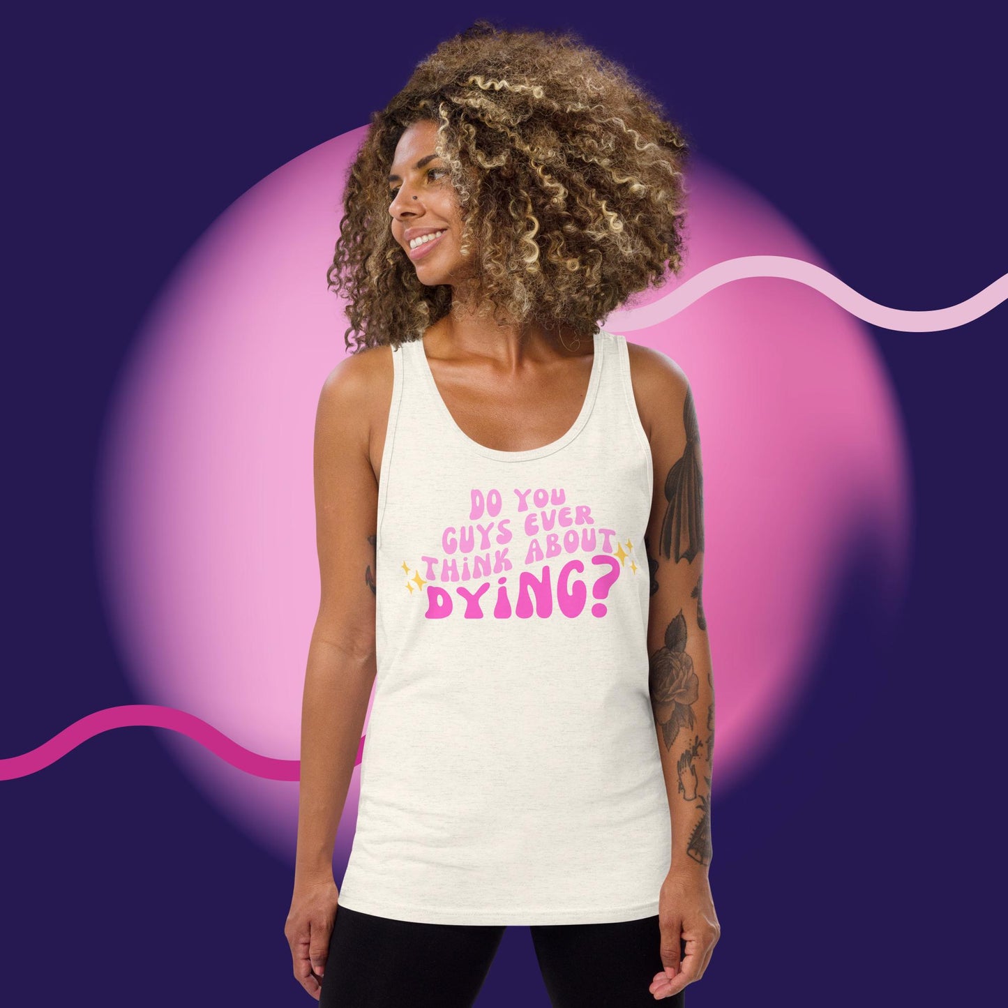 Do you ever think of dying Tank Top (Barbie Movie)