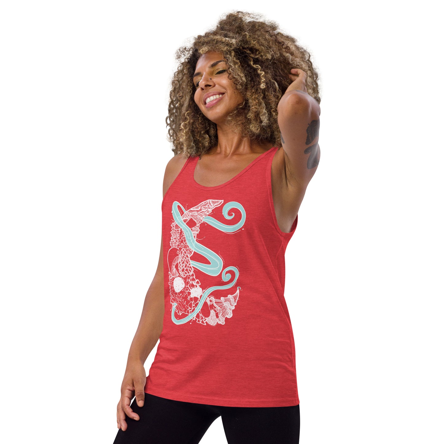 Mushroom Moon Magic Tank Top