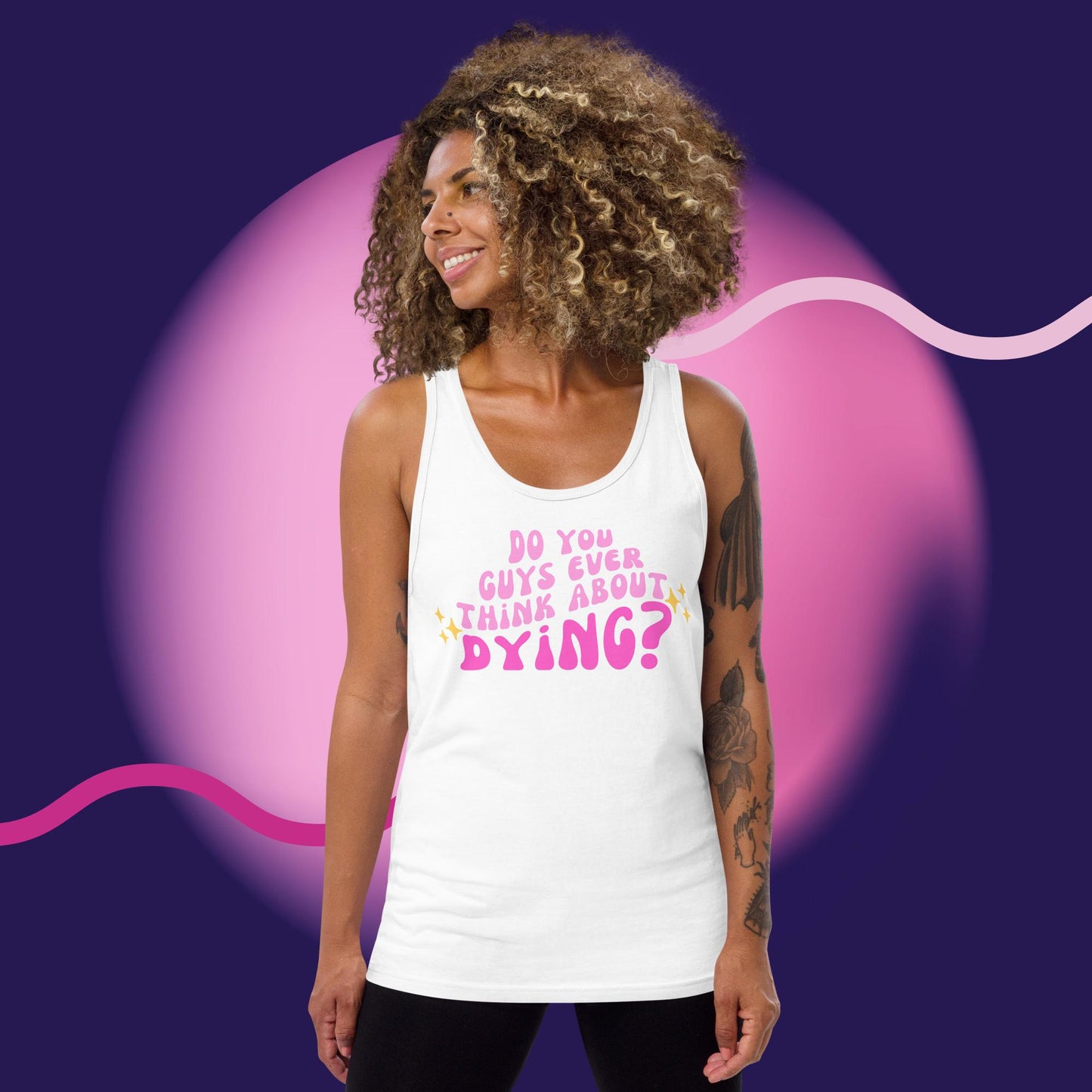 Do you ever think of dying Tank Top (Barbie Movie)