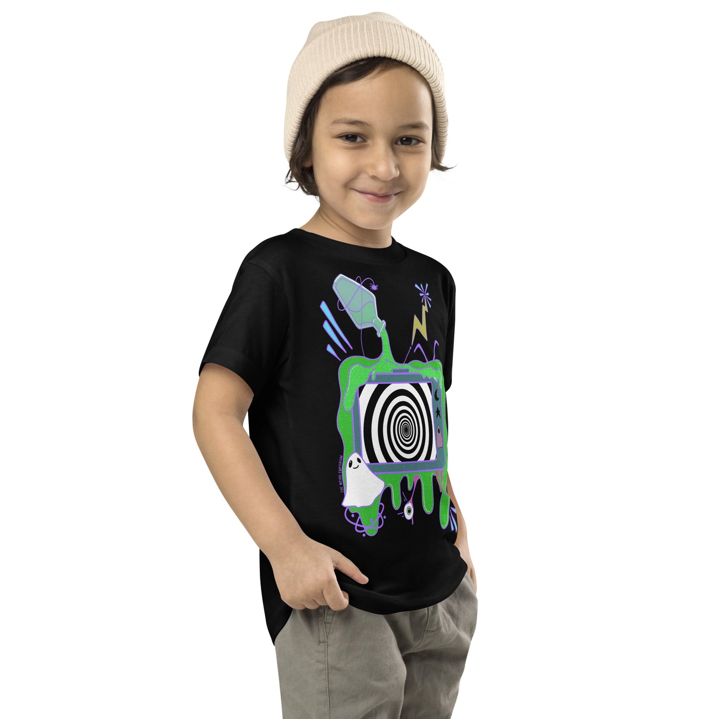 Spooky TV Toddler Short Sleeve Tee