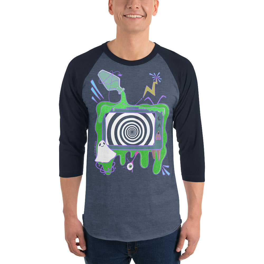Spooky TV Raglan (Baseball Tshirt)