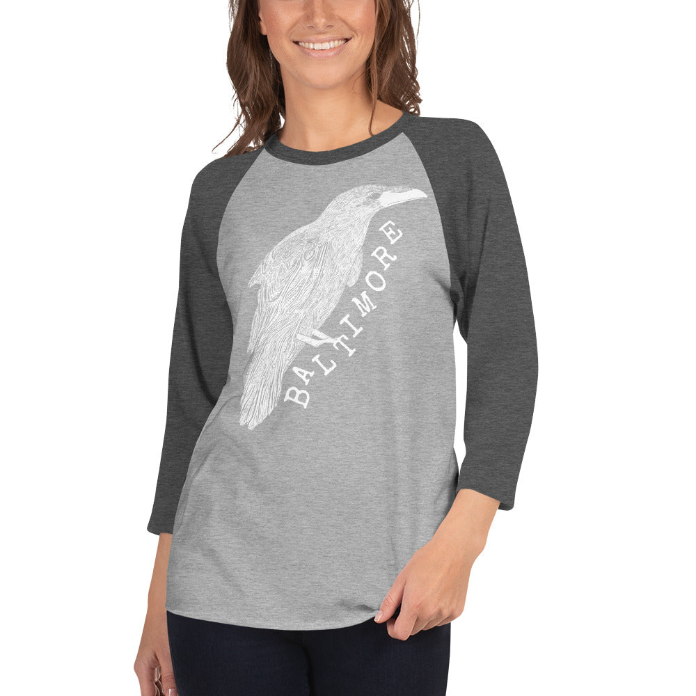 Ravens Baltimore Baseball Tee / Raglan