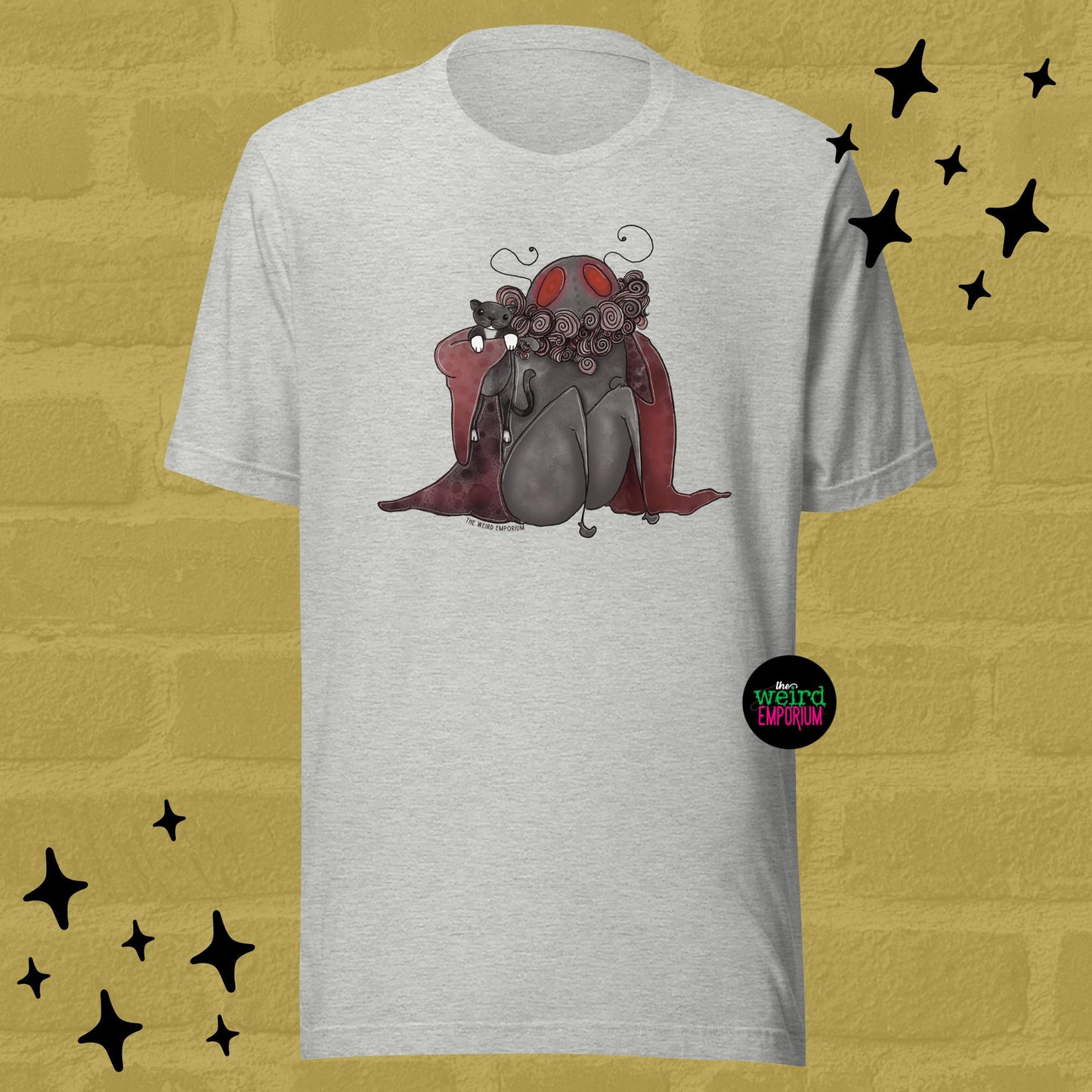 Mothman & Cat Tshirt