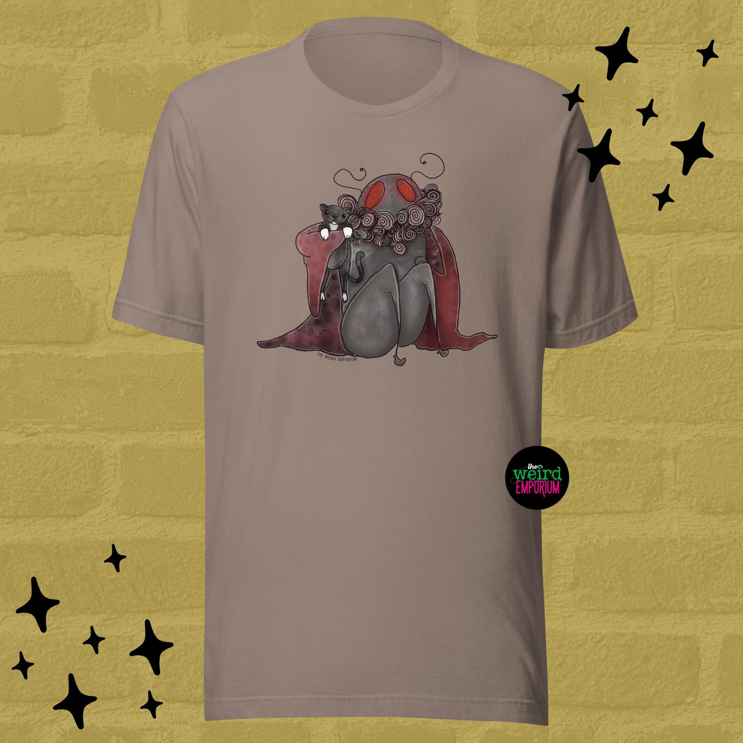 Mothman & Cat Tshirt