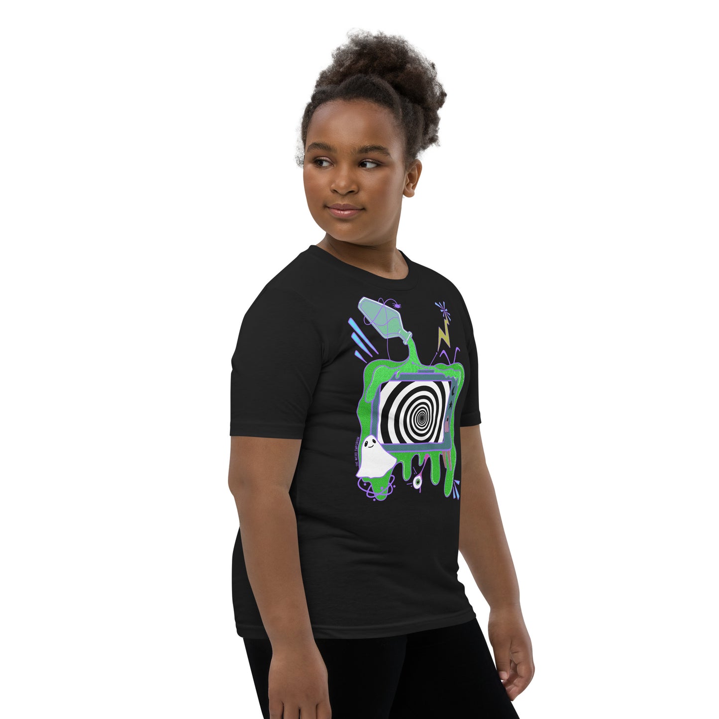 Spooky TV Youth Short Sleeve T-Shirt