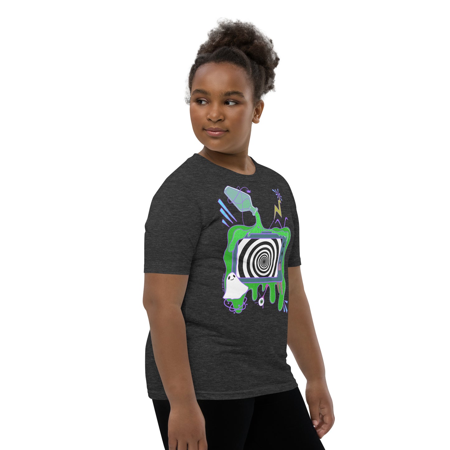 Spooky TV Youth Short Sleeve T-Shirt