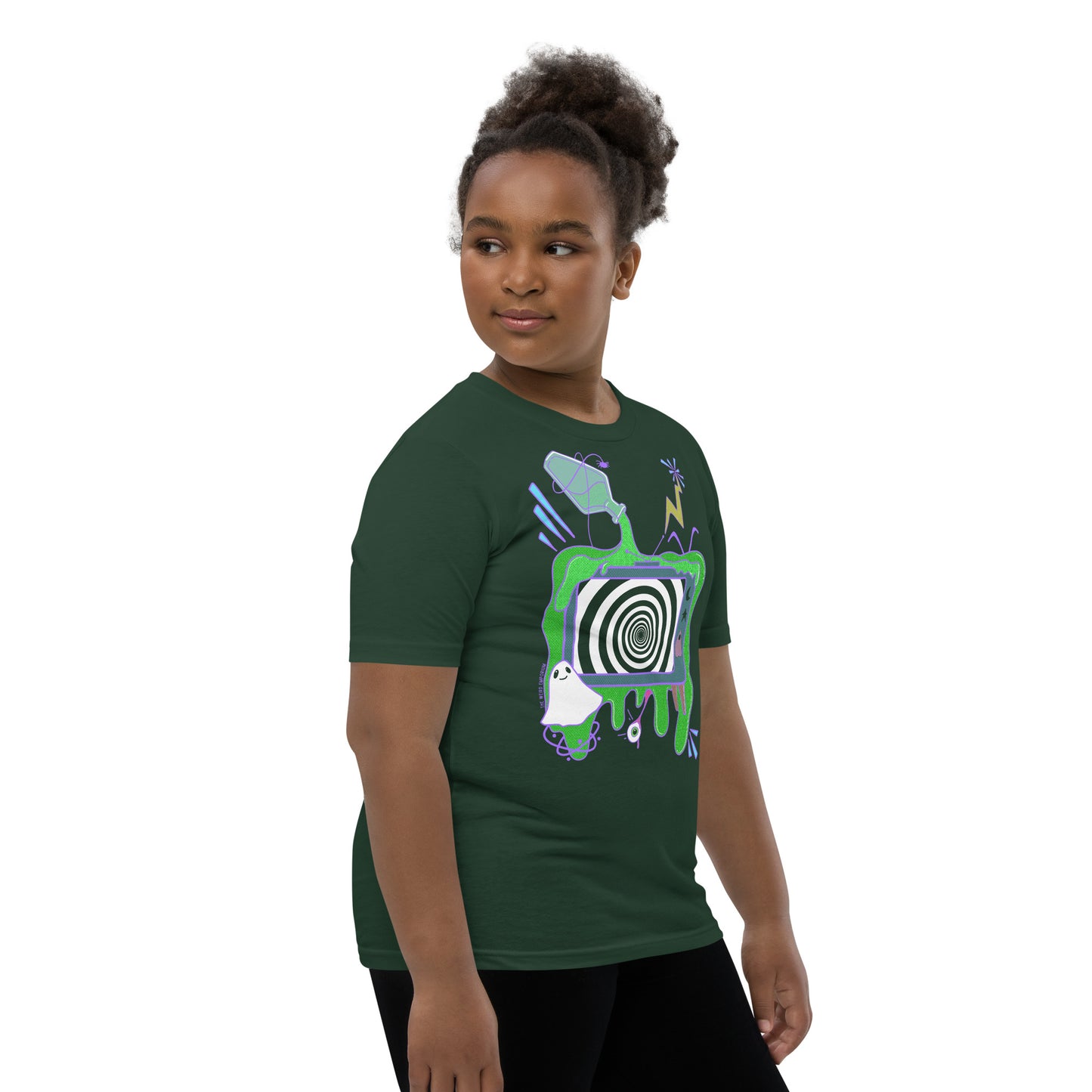 Spooky TV Youth Short Sleeve T-Shirt