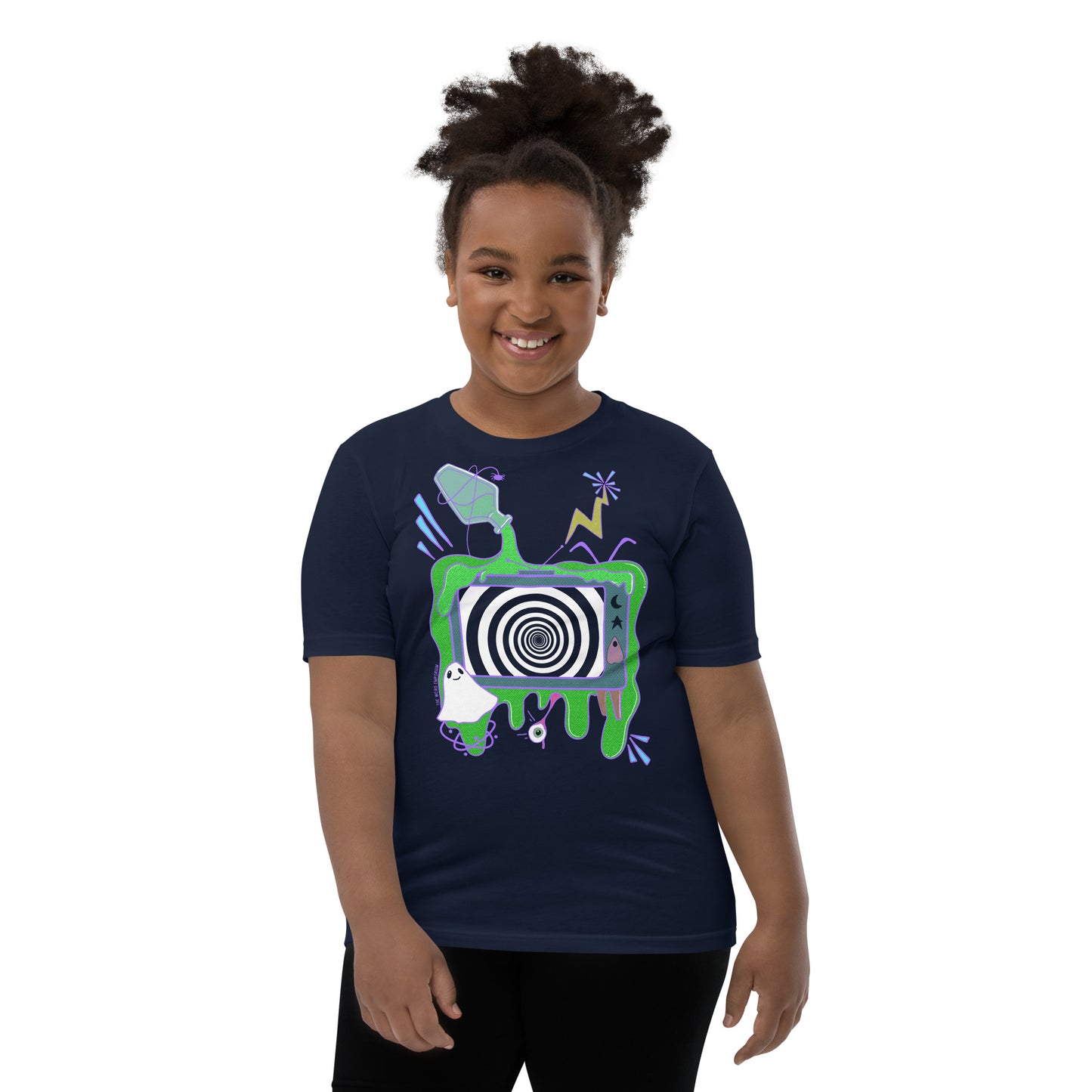 Spooky TV Youth Short Sleeve T-Shirt