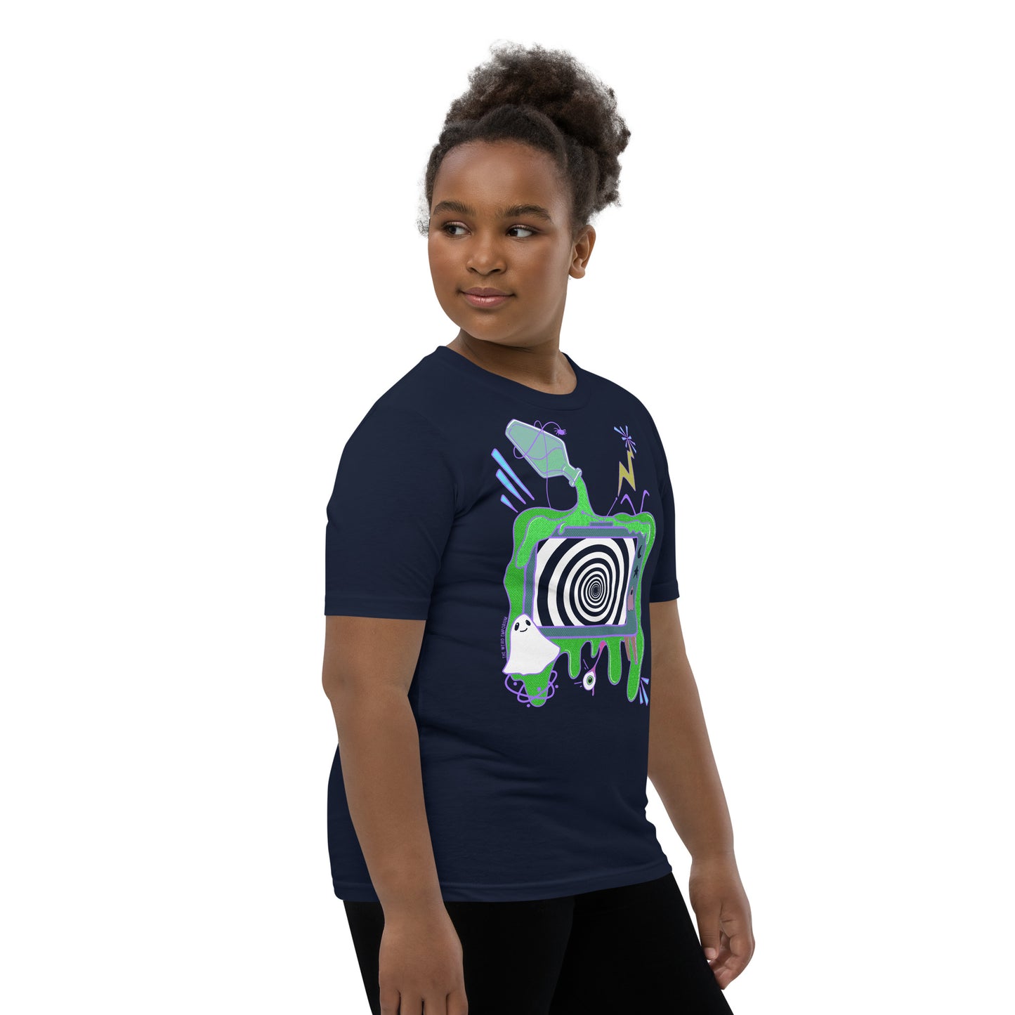 Spooky TV Youth Short Sleeve T-Shirt
