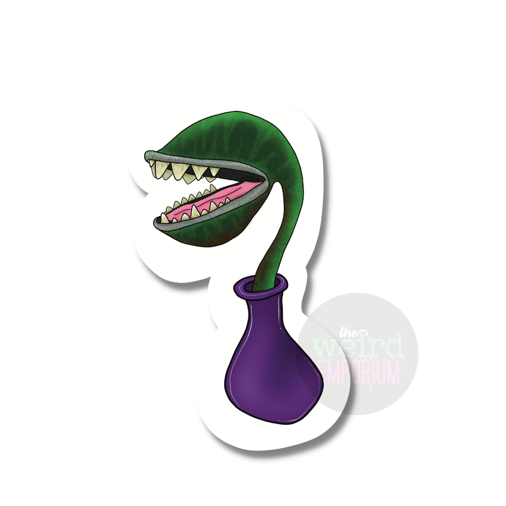 Ravenous Plant Sticker
