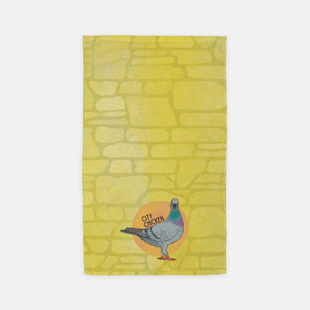 city chicken Hand Towel (15" x 25")
