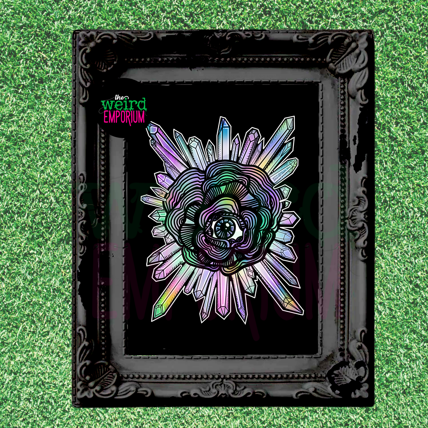 Pastel Eyeball Crystals Print