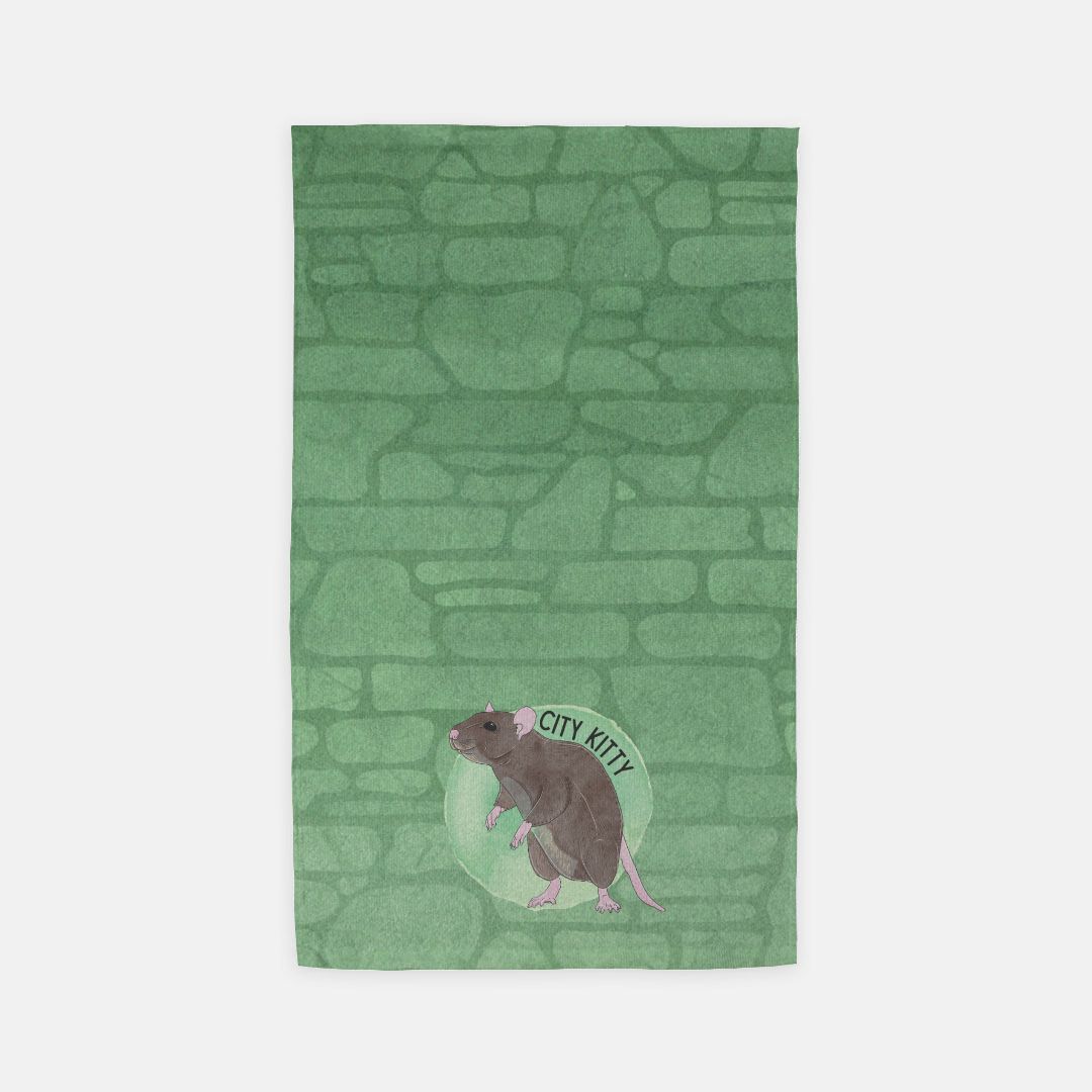 City Kitty Hand Towel (15" x 25")