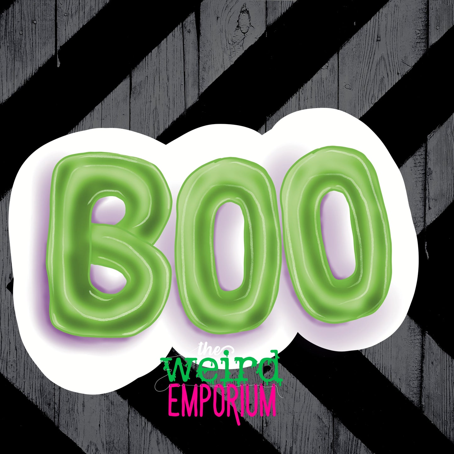 Boo Sticker