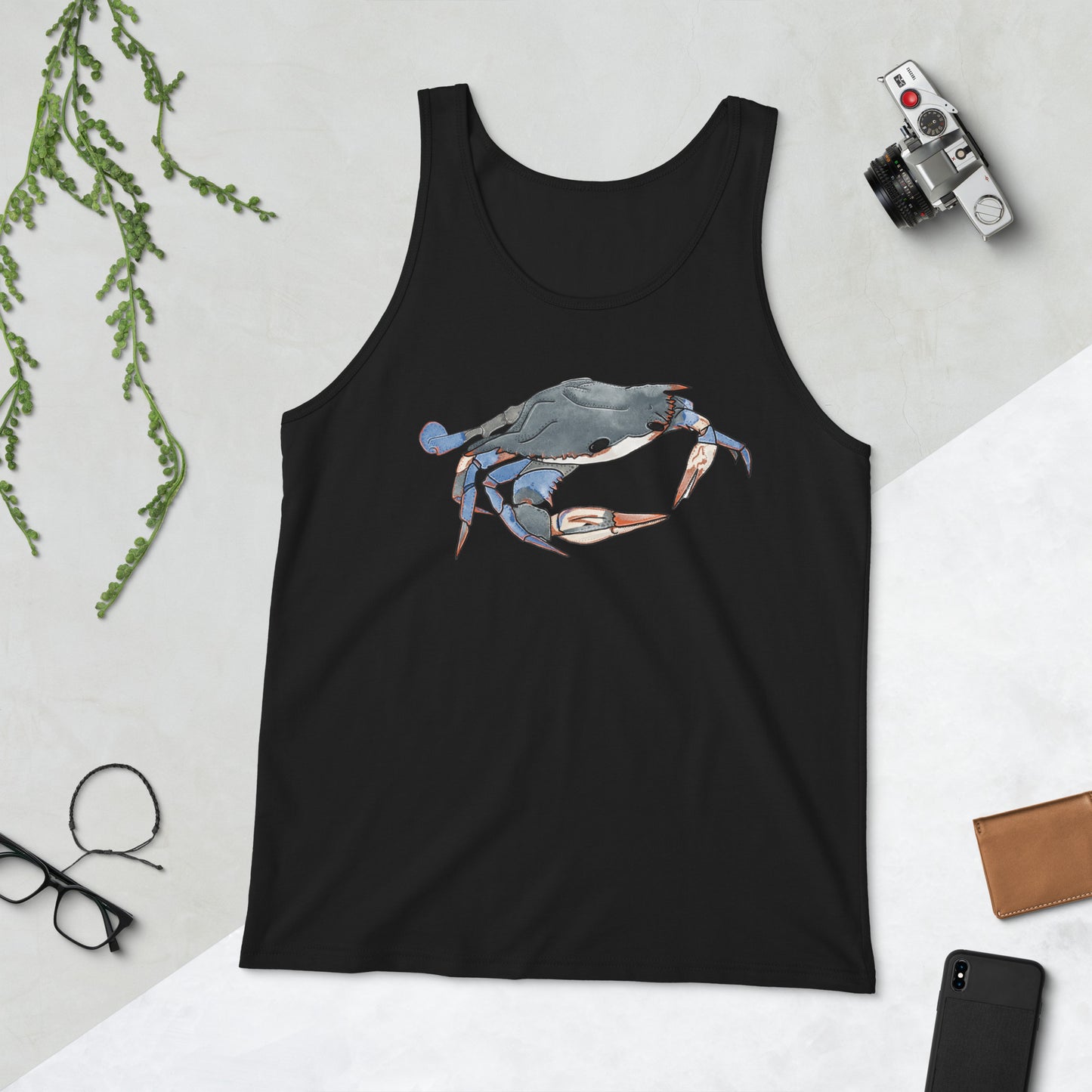 Blue Crab Tank Top
