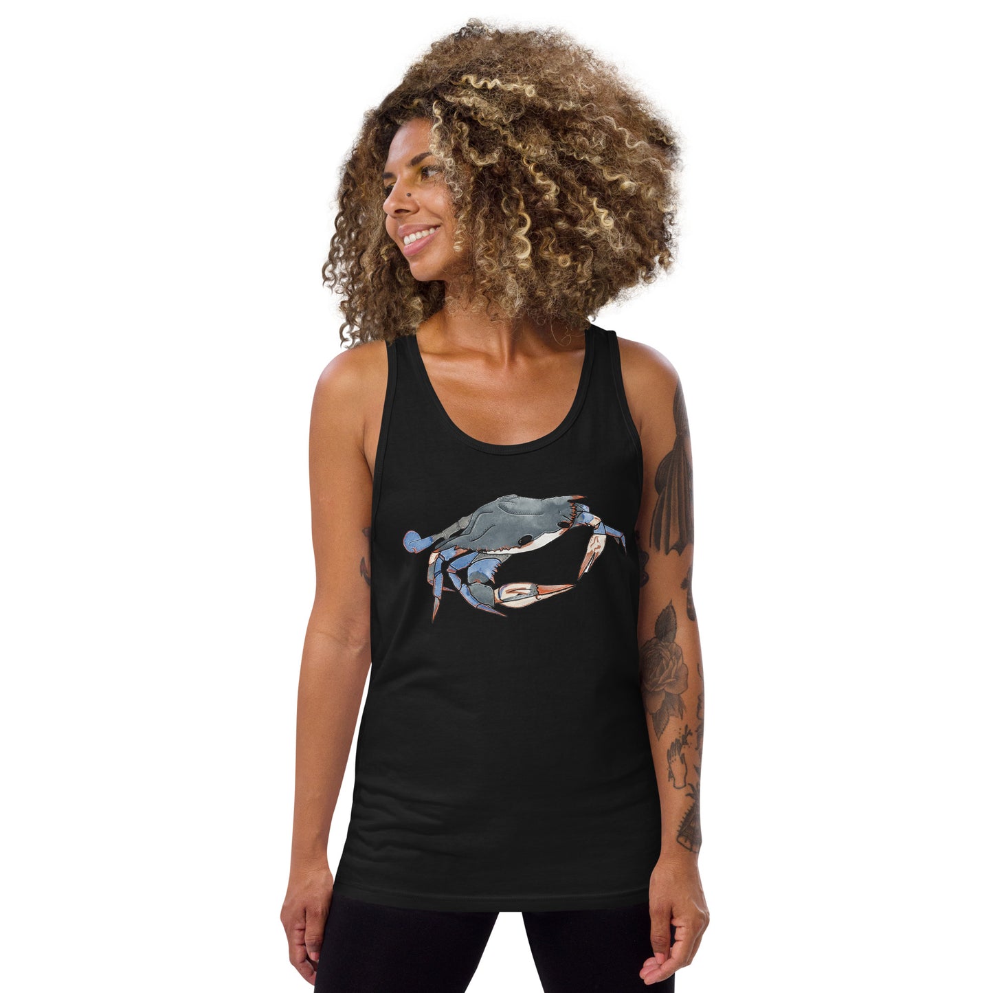 Blue Crab Tank Top