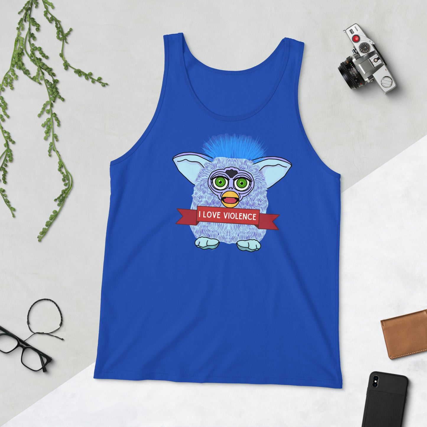 I love violence Furby Tank Top