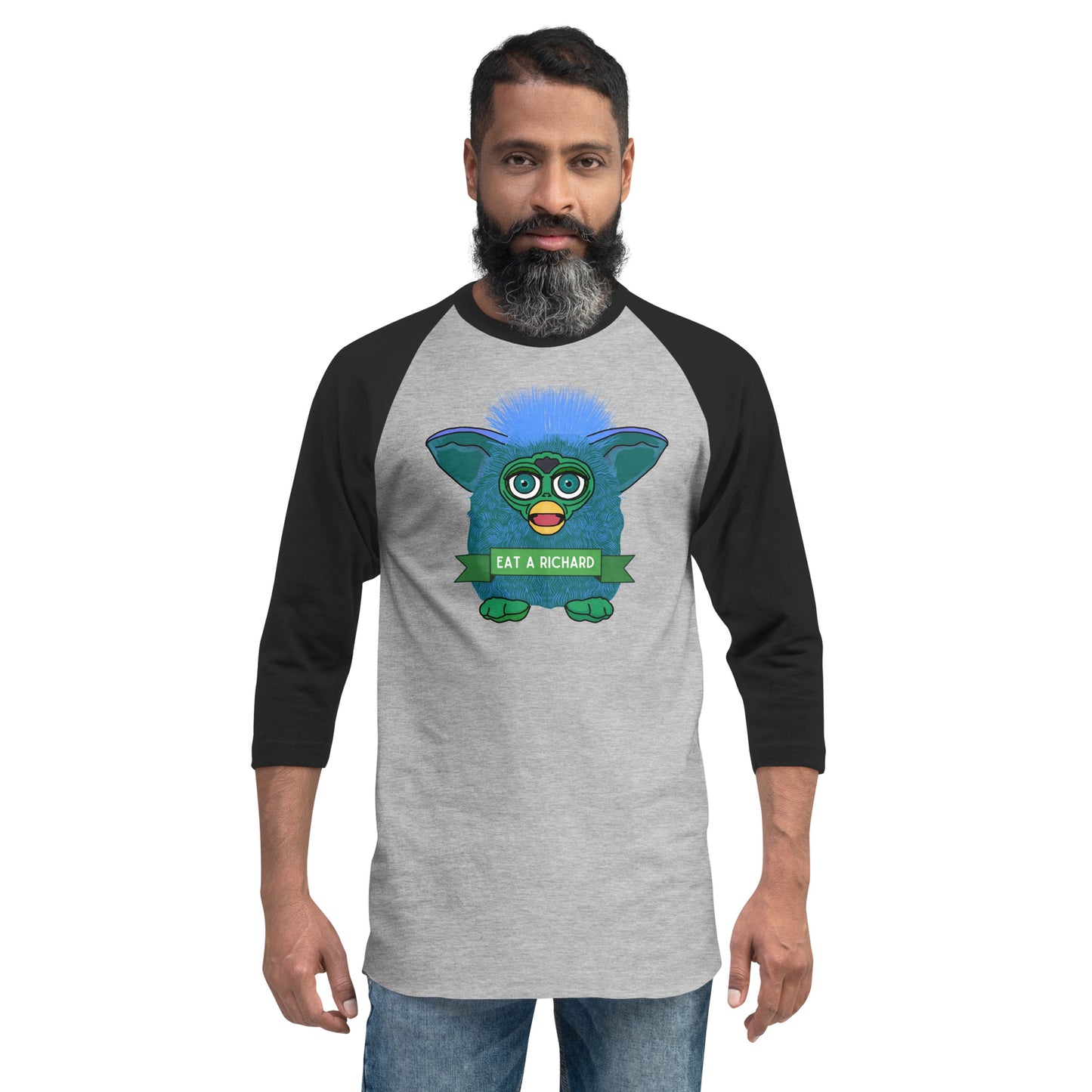 Furby - Eat a Richard Baseball Tee / Raglan
