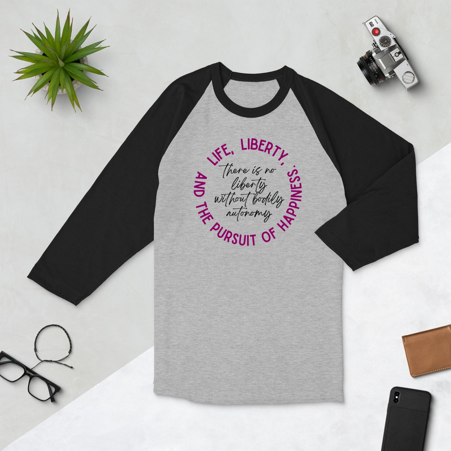There is no Liberty without Bodily Autonomy Baseball Tee