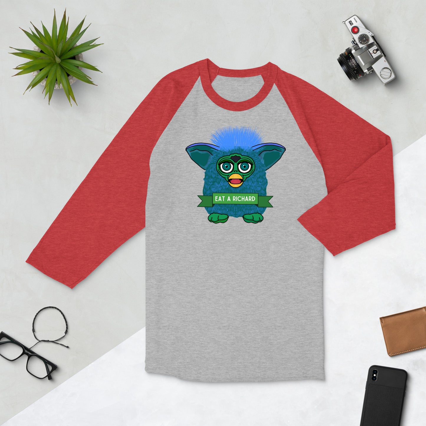 Furby - Eat a Richard Baseball Tee / Raglan