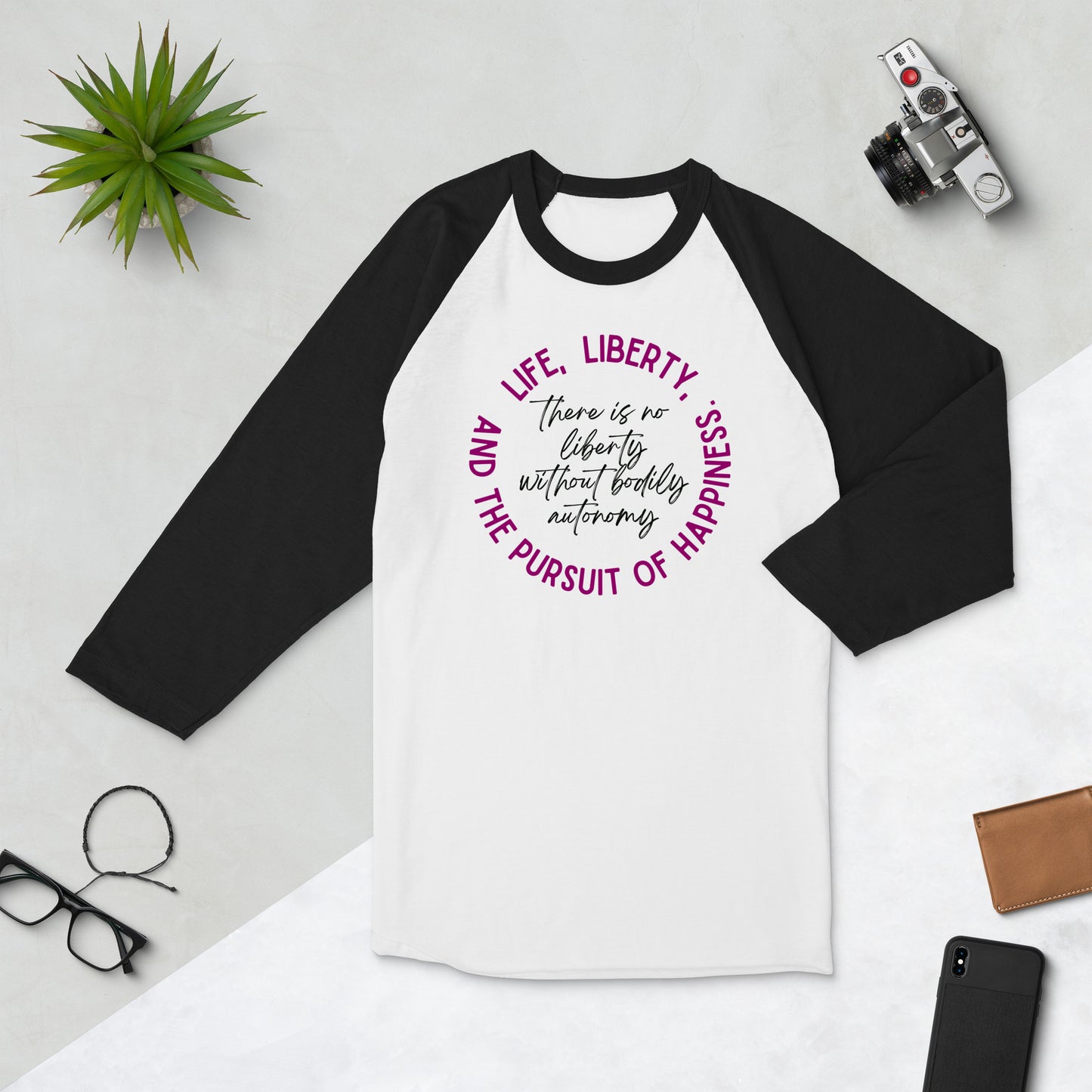 There is no Liberty without Bodily Autonomy Baseball Tee
