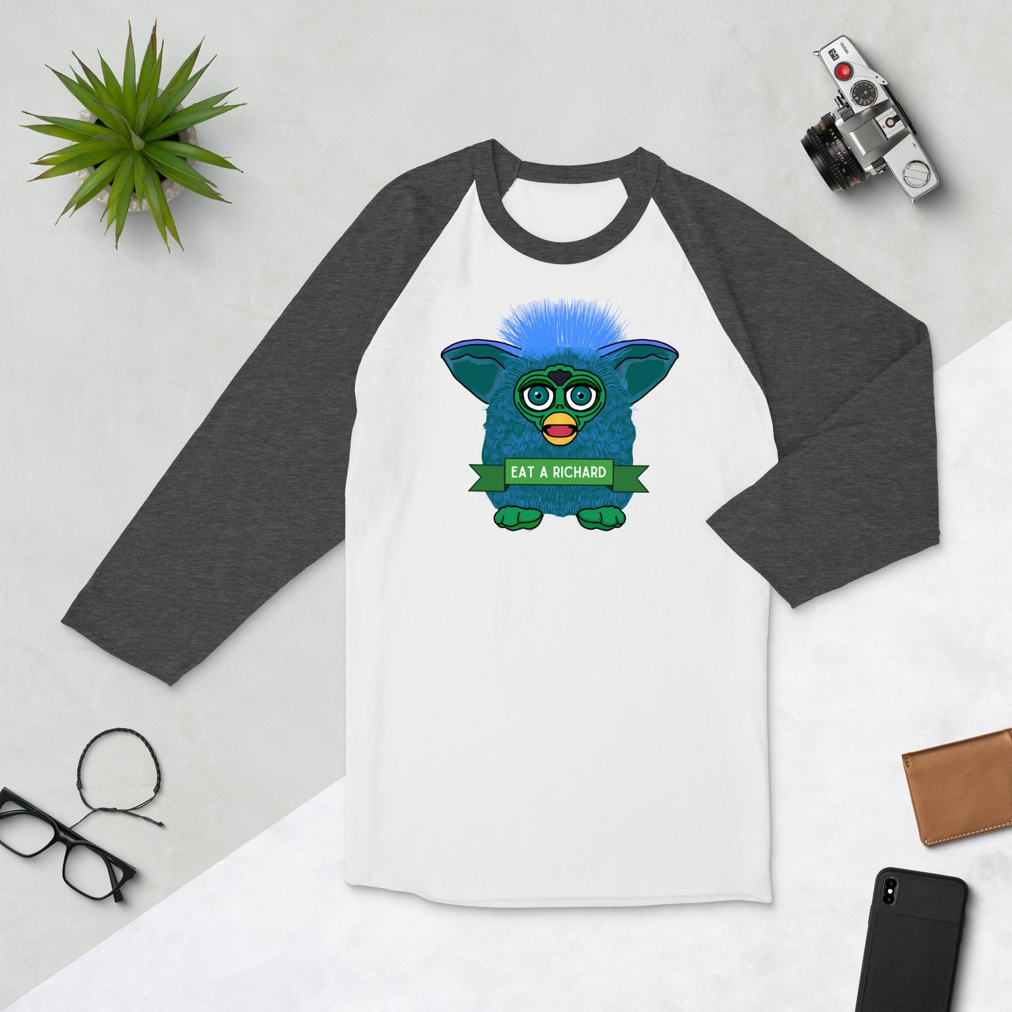 Furby - Eat a Richard Baseball Tee / Raglan