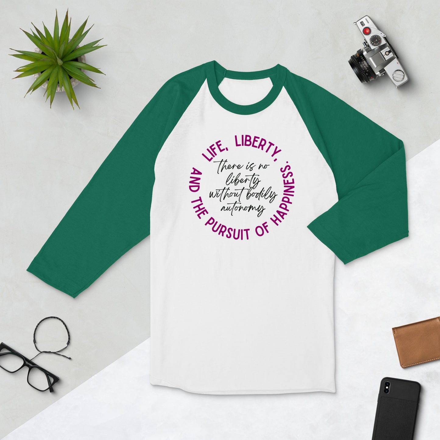 There is no Liberty without Bodily Autonomy Baseball Tee