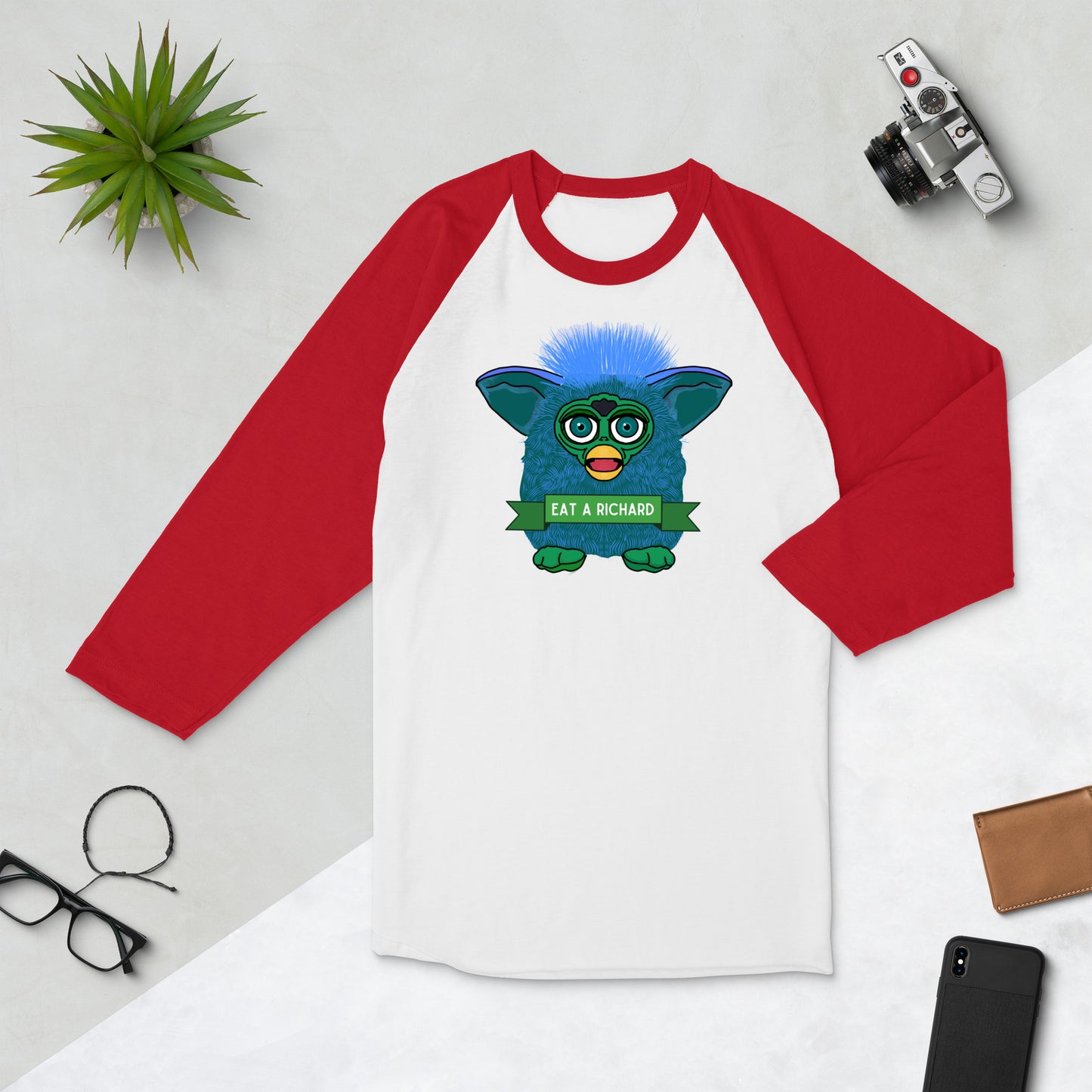Furby - Eat a Richard Baseball Tee / Raglan