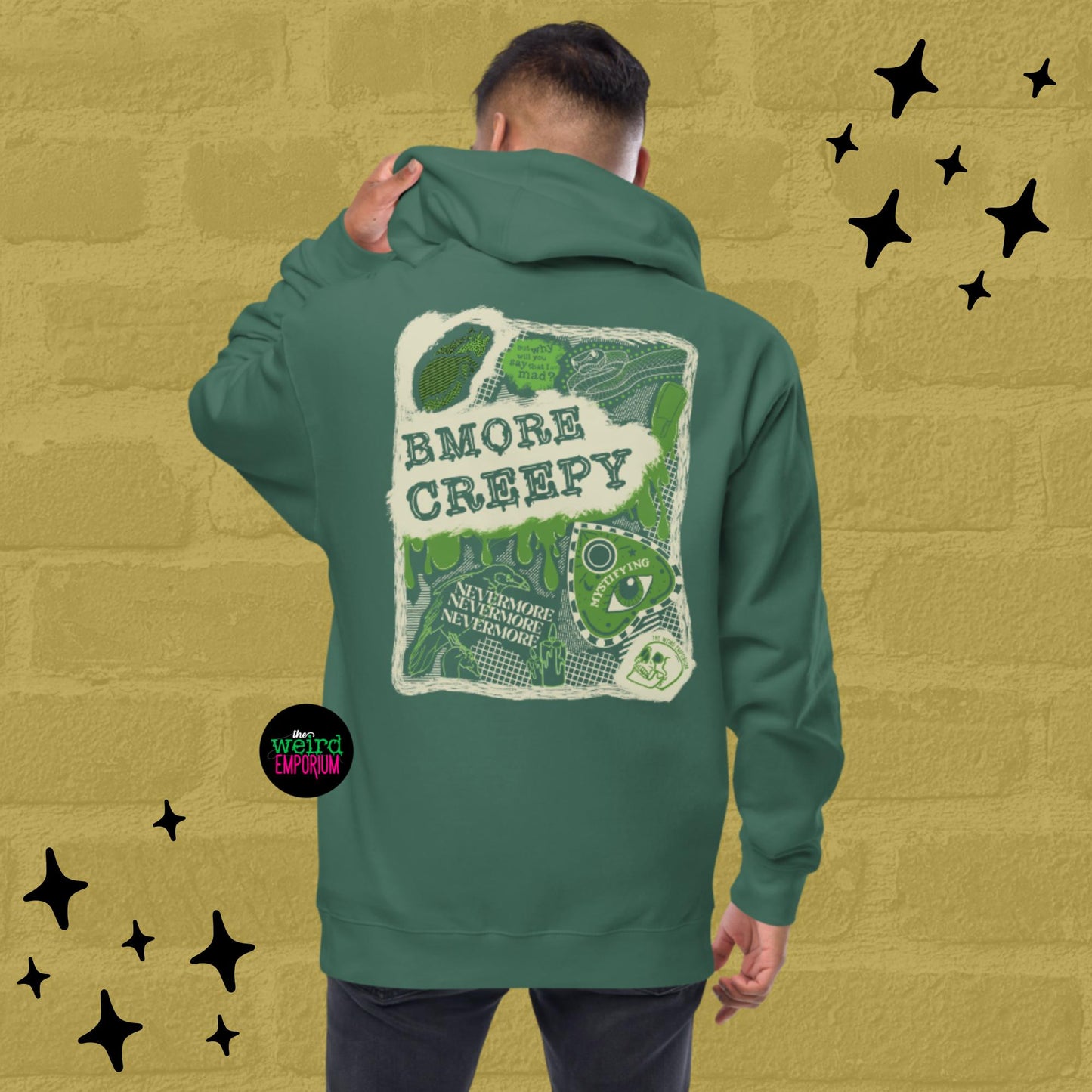 Bmore Creepy Zip up Hoodie