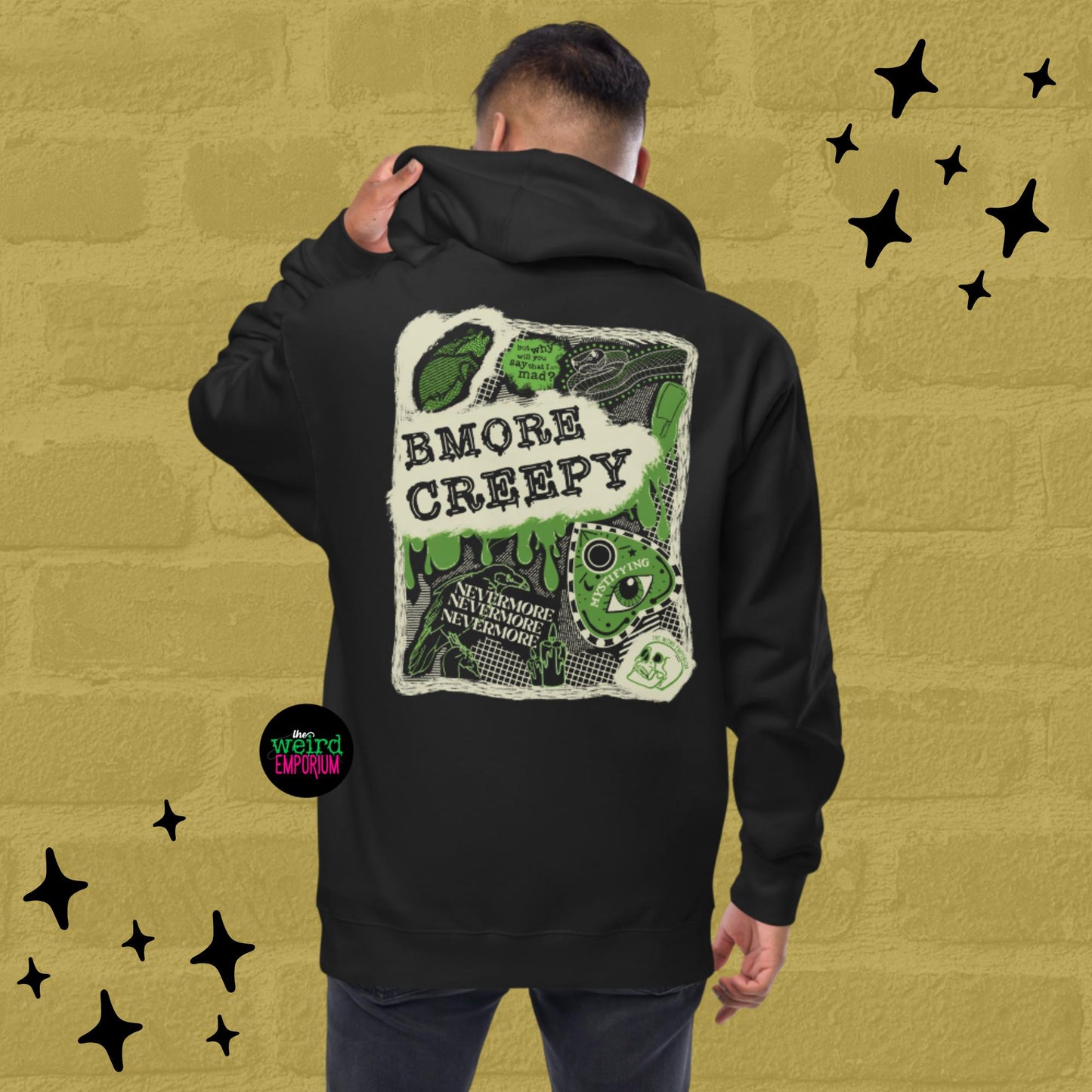 Bmore Creepy Zip up Hoodie