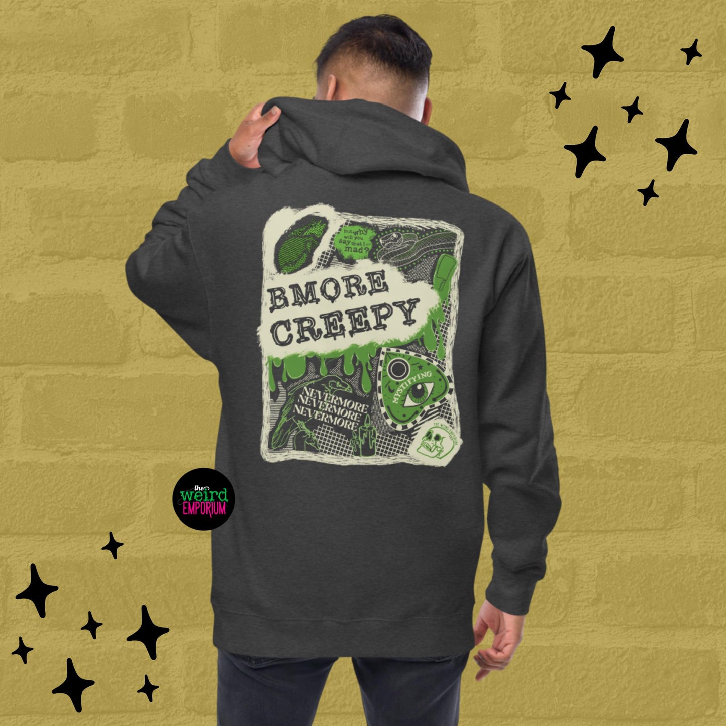 Bmore Creepy Zip up Hoodie