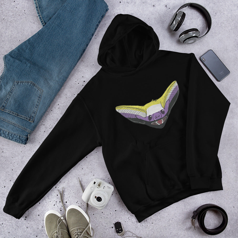 Non-Binary Bat Hoodie