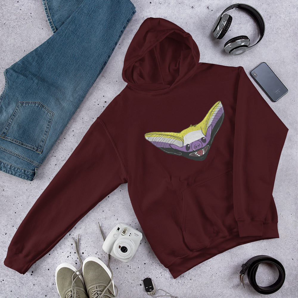 Non-Binary Bat Hoodie