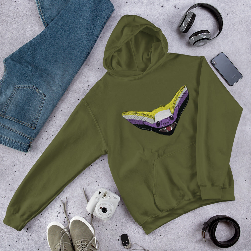Non-Binary Bat Hoodie