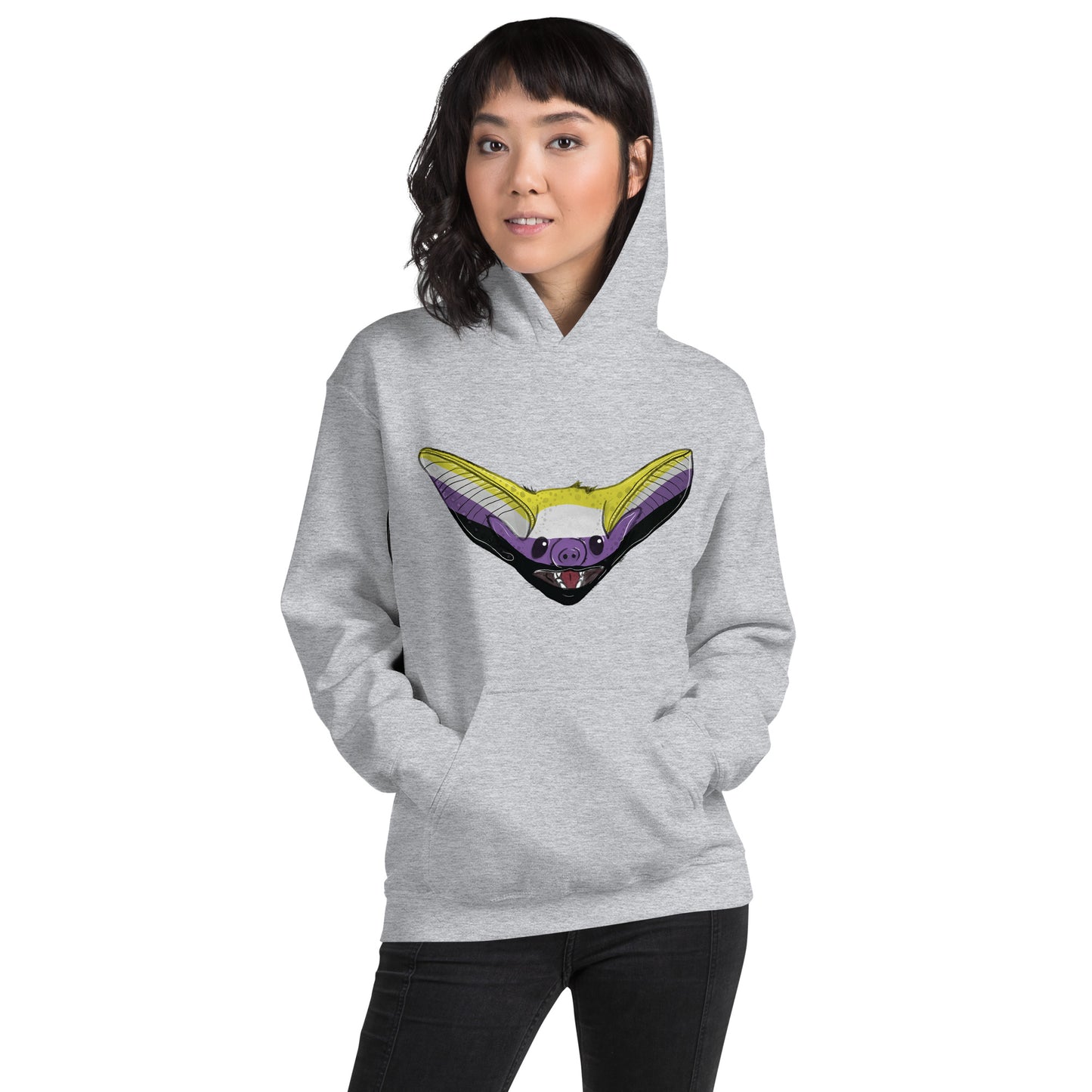 Non-Binary Bat Hoodie
