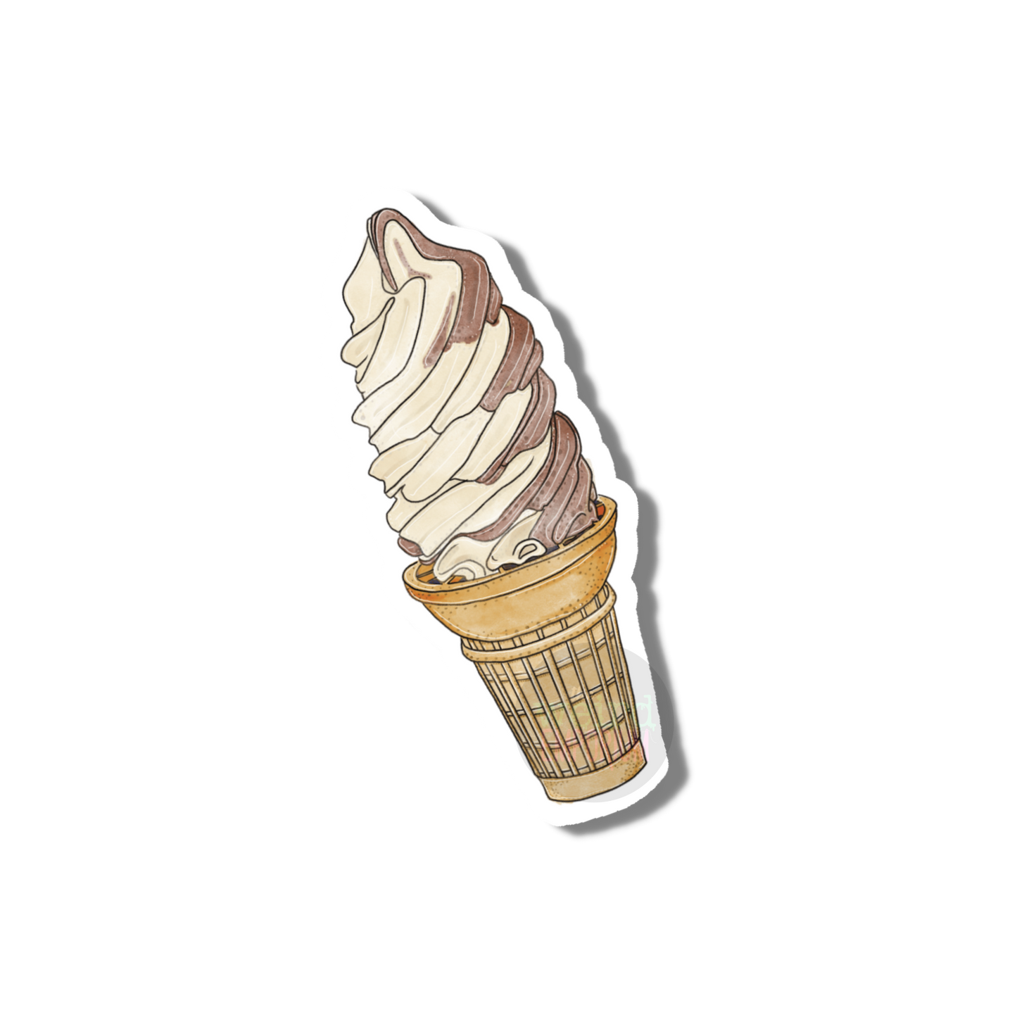 Ice Cream Cone Sticker