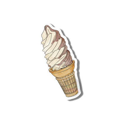 Ice Cream Cone Sticker