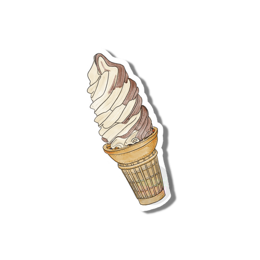 Ice Cream Cone Sticker