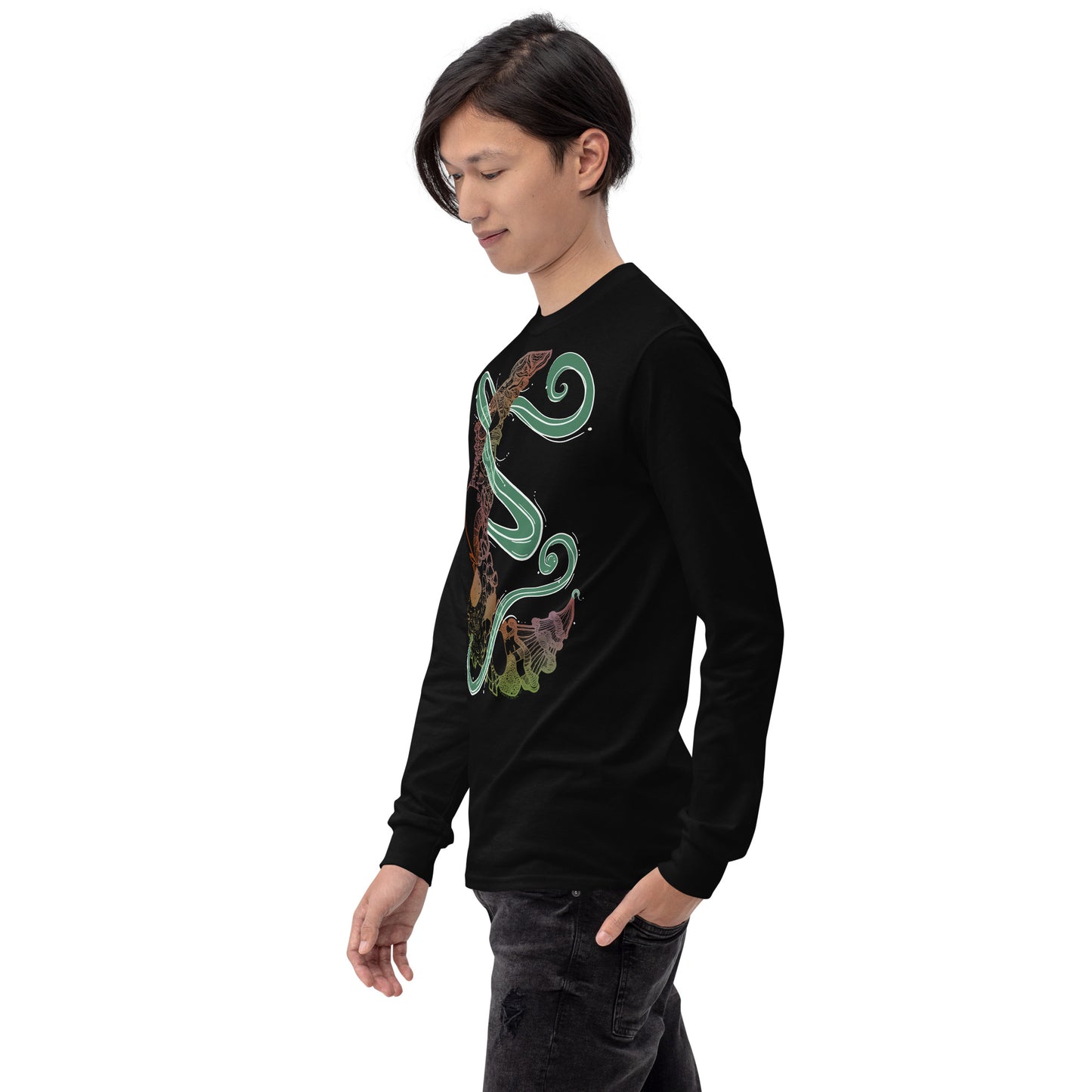 Earthy Mushroom Magic Long Sleeve Shirt