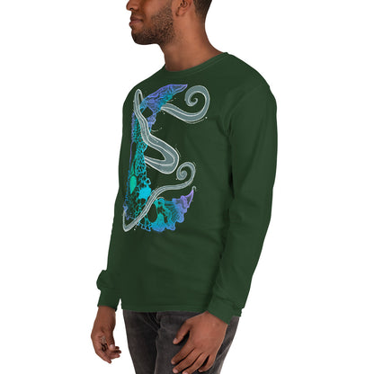 Cool Mushroom Moon Magic Long Sleeve Shirt