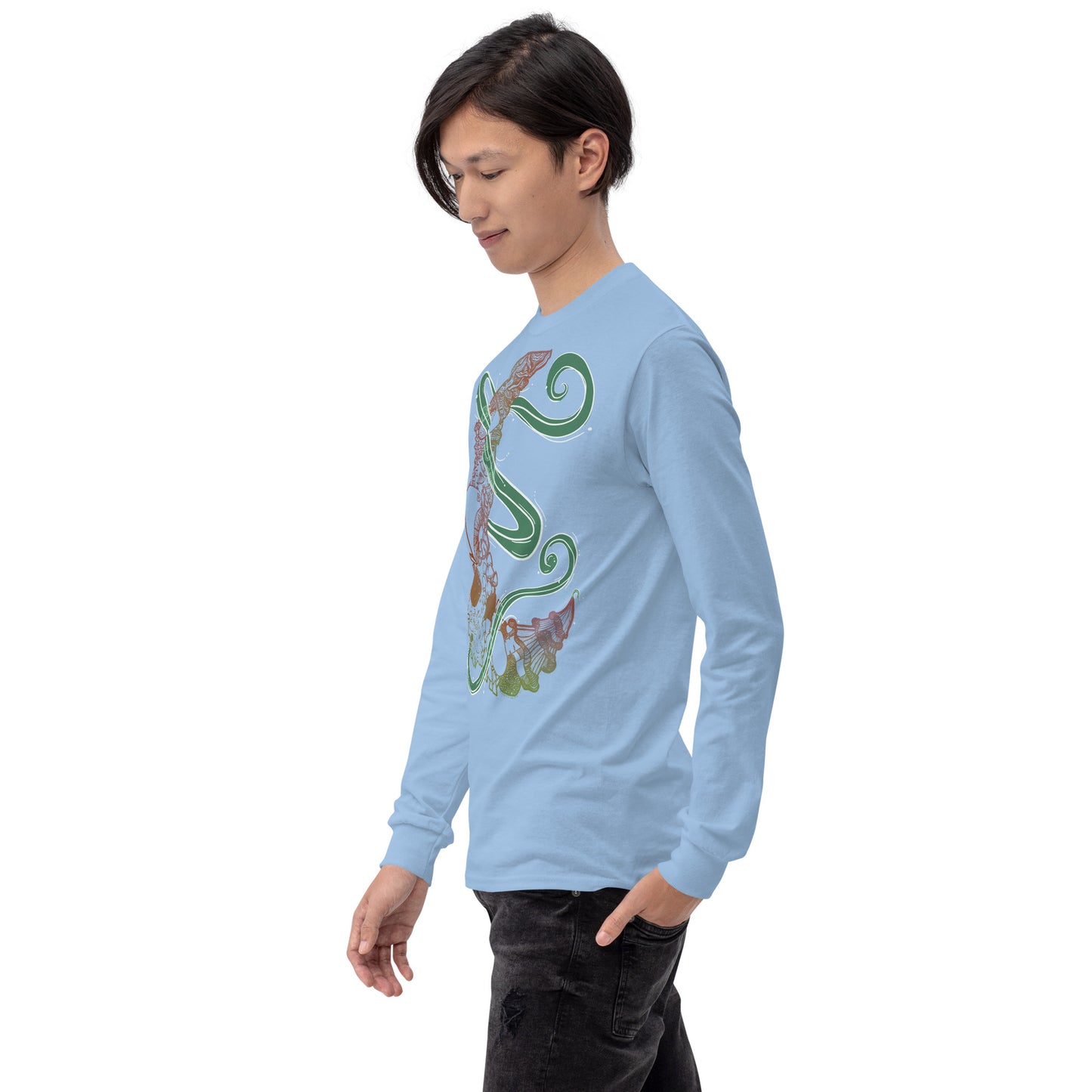 Earthy Mushroom Magic Long Sleeve Shirt