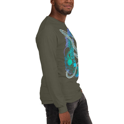 Cool Mushroom Moon Magic Long Sleeve Shirt