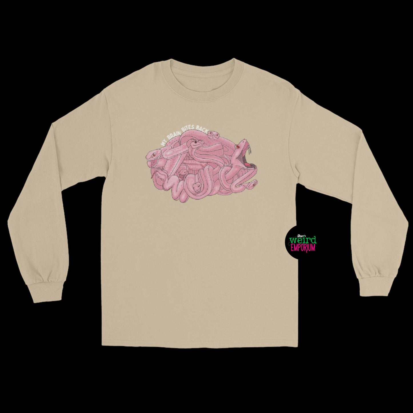 My Brain Bites Back Longsleeve Shirt