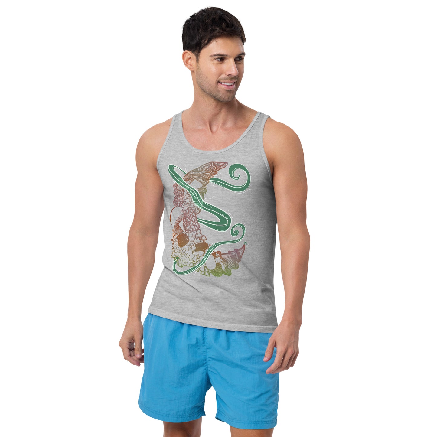 Earthy Mushroom Magic Tank Top