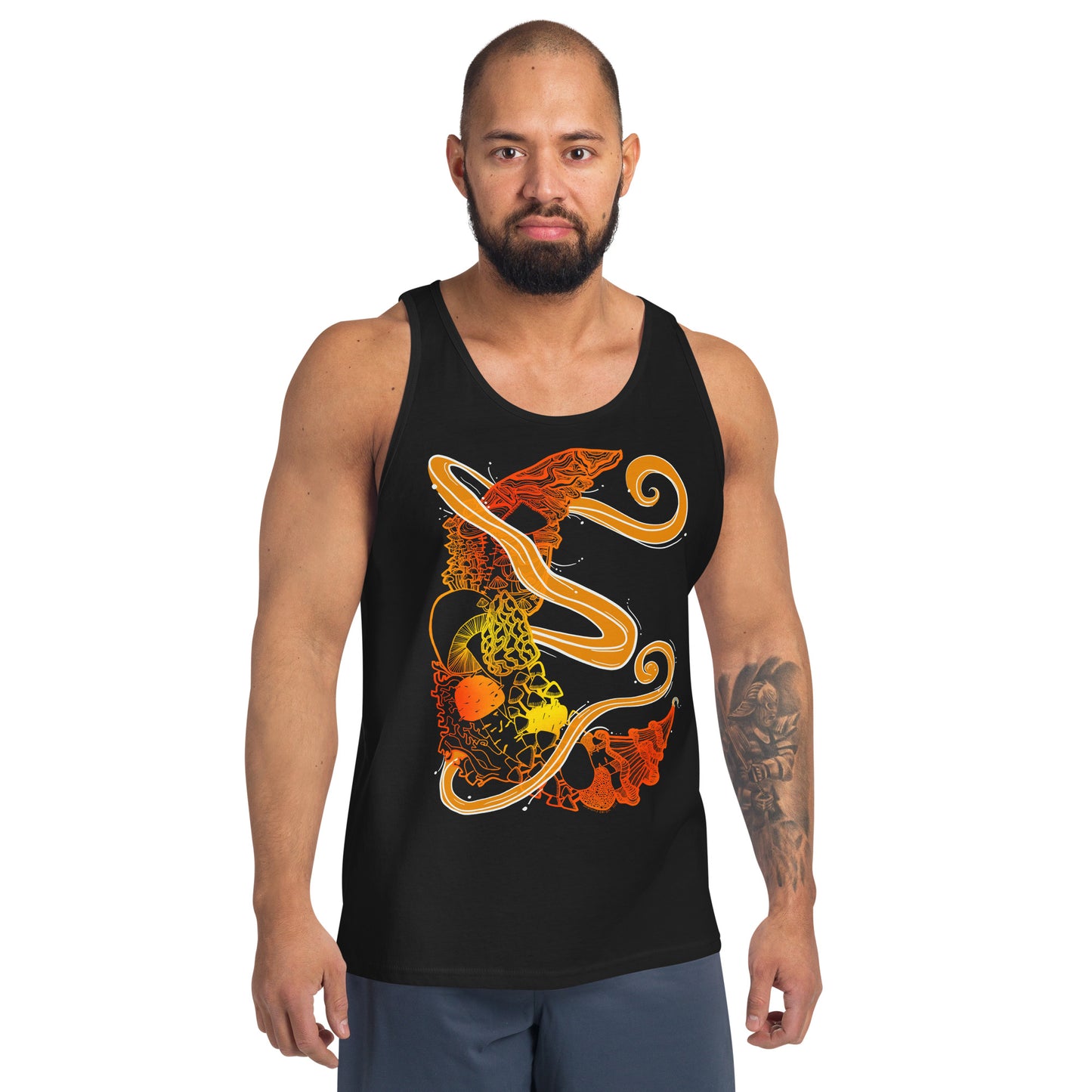 Fire Mushroom Moon Magic Tank Top