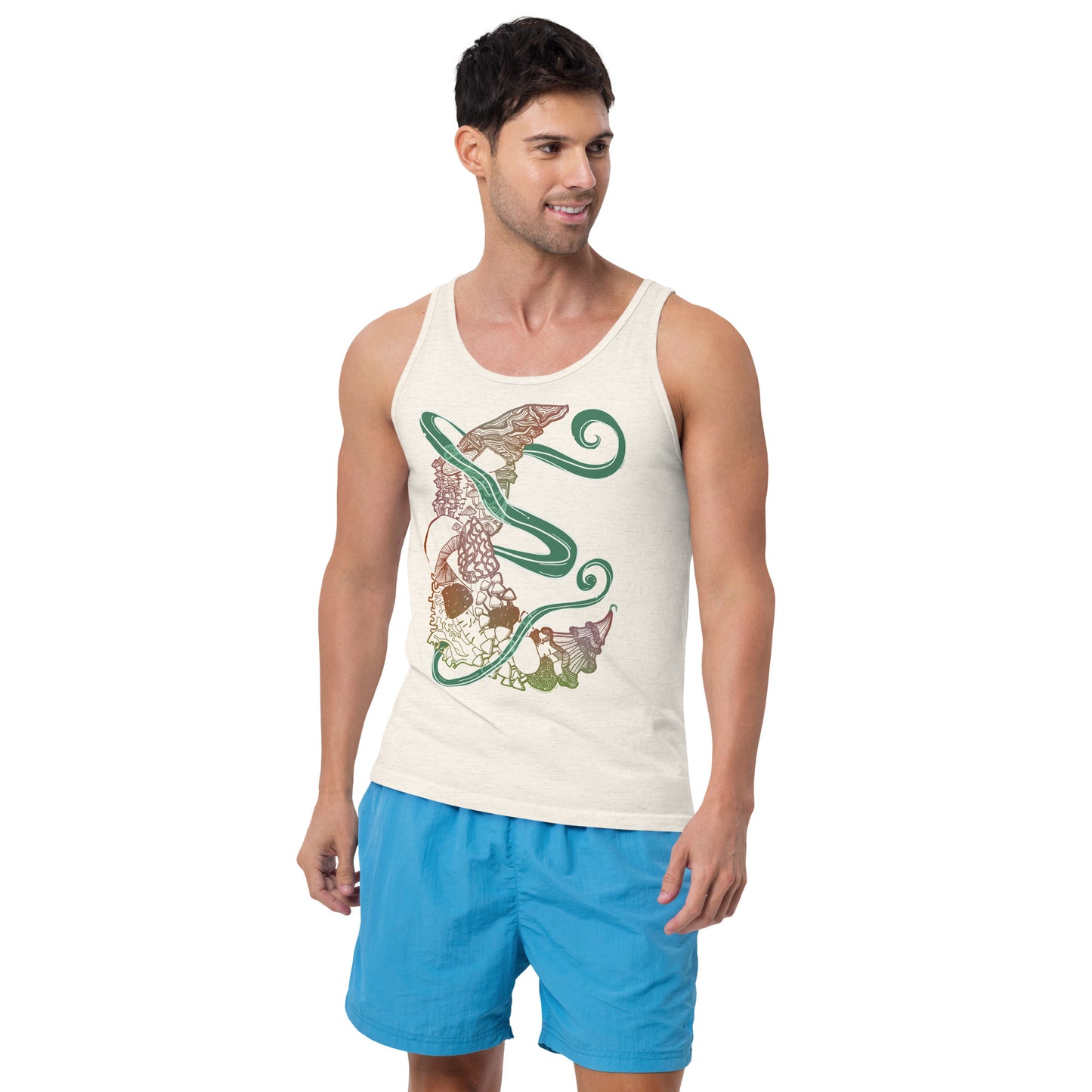Earthy Mushroom Magic Tank Top