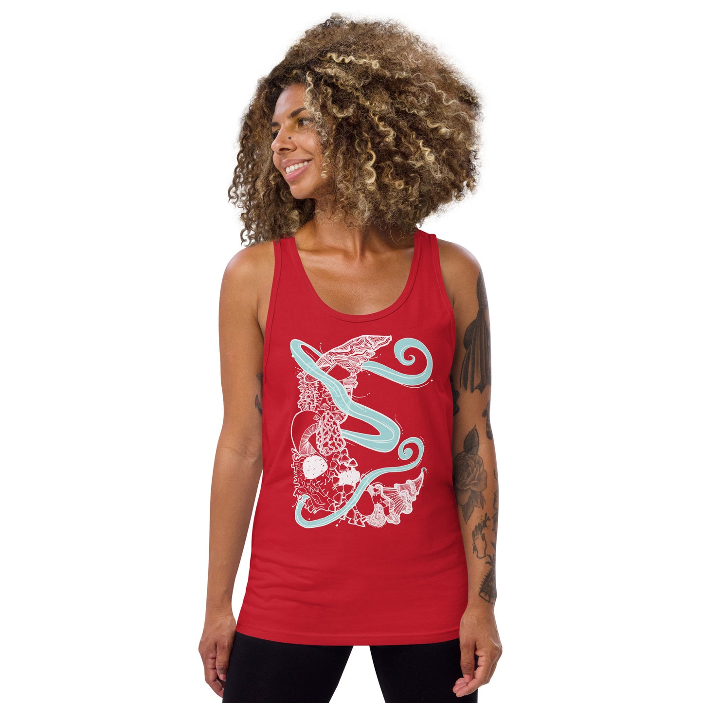 Mushroom Moon Magic Tank Top